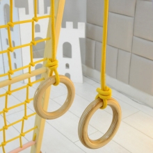 Напольный спортивный комплекс из дерева для малышей VT-429