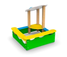 Песочница с навесом "Ромашка" 170*160 см АФ-84