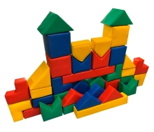 Мягкий детский конструктор Строитель 40 элем. ЛА128