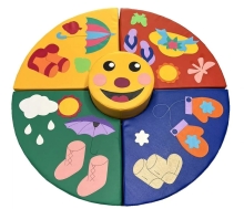 Мягкий модуль дидактический "Времена года" ЛА327