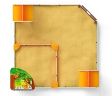 Песочный дворик Полянка СК-91