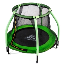 Батут для детей с защитной сетью JUMP KIDS D=120 см зеленый DR-303