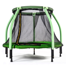 Батут для детей с защитной сетью JUMP KIDS D=120 см зеленый DR-303