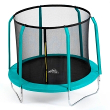 Батут с защитной сеткой JUMP STREET 14FT D=427 см зеленый DR-311