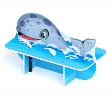 Детская скамейка "Кит" СК-103