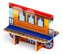 Детская скамейка "Вагончик" СК-95