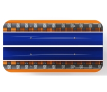 Детская скамейка "Паровозик" СК-95