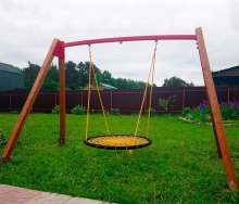 Качели деревянные "Крепкие" без подвеса BB-30