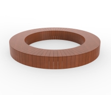 Скамейка «Кольцо» без спинки АФ-528