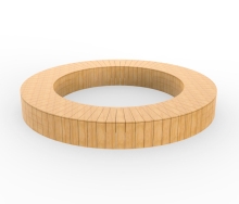 Скамейка «Кольцо» без спинки АФ-528