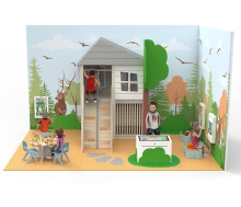 Детский игровой комплекс "Домик на дереве" IKC29