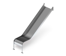 Горка из нержавеющей стали, скат h - 1,2 м СК-214