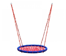 Уличный комплекс с качелями-гнездо 100см и скалодромом Karussell KR12