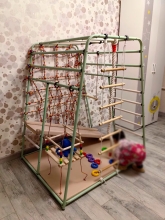 Детский спортивный комплекс "Вертикаль" Весёлый Малыш NEXT с горкой VT-547