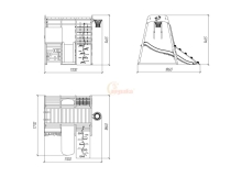 Детская игровая площадка Савушка Непоседа 4 (сосна) СВ-38