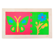 Тактильная дорожка из 7-ми модулей, размер 3500х300х25 ДУ480