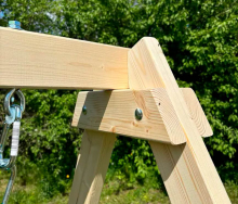 Детская площадка "Старт" с качелями-гнездом d = 60 см ВВ-53