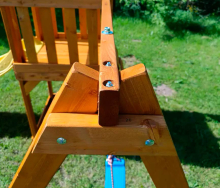 Детская площадка "Старт" с качелями-гнездом d = 60 см ВВ-53