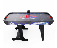 Игровой стол аэрохоккей с подсветкой Championship 53" 135 х 65 см, складной, черный DR111