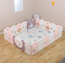 Манеж детский UNIX Kids "Пространство Космос", размер 200x240 см, цвет розовый UN-14