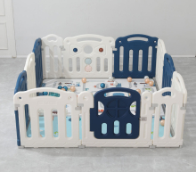 Манеж детский UNIX Kids "Классик", размер 160x180 см, цвет синий UN-19