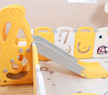 Манеж детский UNIX Kids "Музыка", размер 200x200 см, цвет жёлтый UN-20