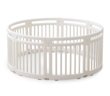 Манеж детский "Классический" круглый, диаметр 150 см, цвет белый UN-26