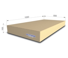 Мат детский гимнастический 100*50*10 см RA-134