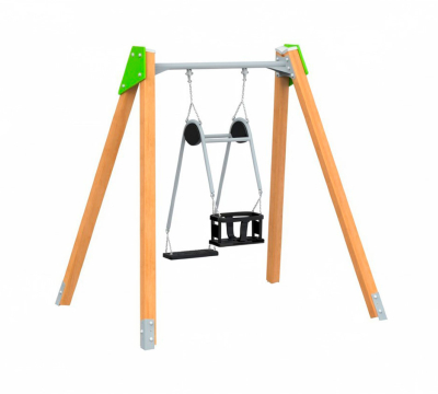 Качели на брусе «Родитель и дитя» одинарные АФ-614