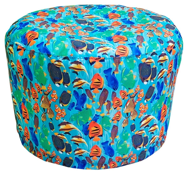 Бескаркасный детский пуфик Софтик (чехол: оксфорд) d=40см ДУ151