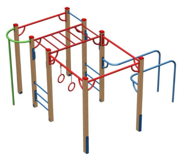 Детский спортивный комплекс для улицы ДВ3
