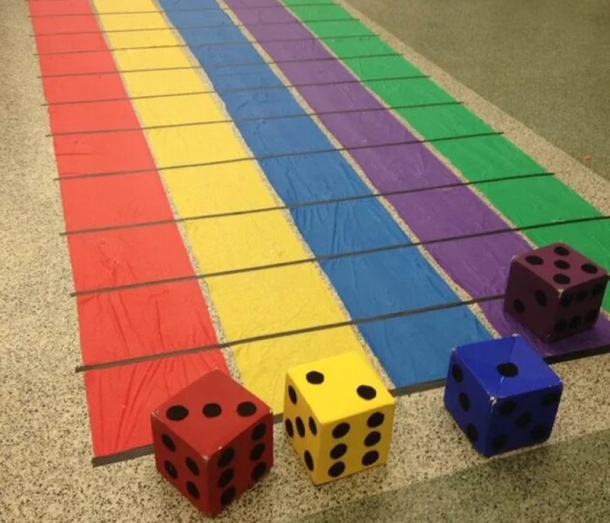 Мягкий спортивный модуль Веселые дорожки 400*200 см ЛА178