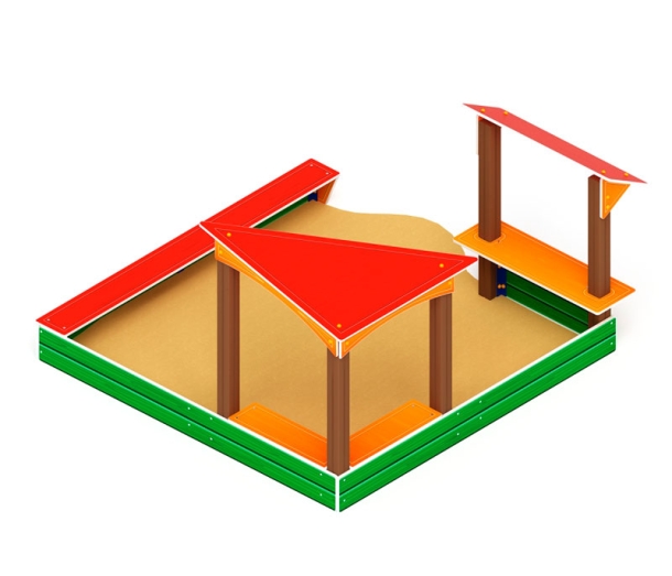 Песочный дворик 260*254 см СК-14