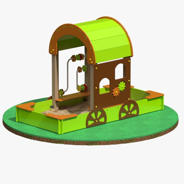 Песочница "Поезд" У38