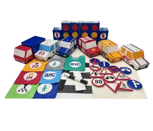 Набор мягких модулей "Правила ПДД, Главная дорога" ЛА581