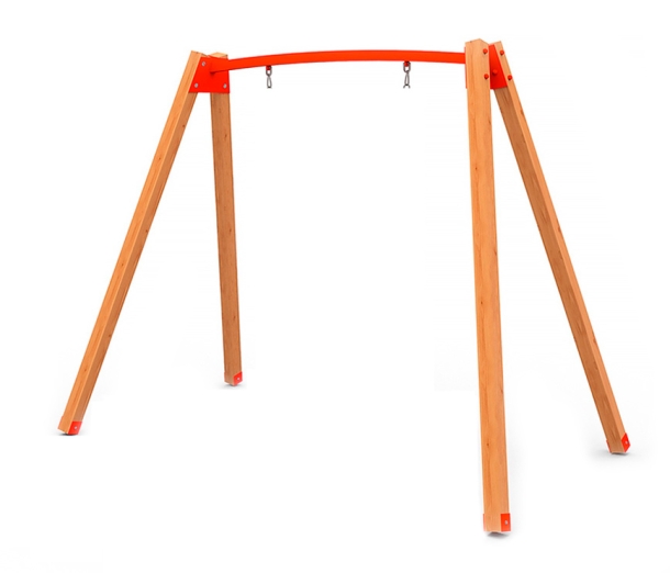 Качели деревянные "Крепкие" без подвеса BB-30
