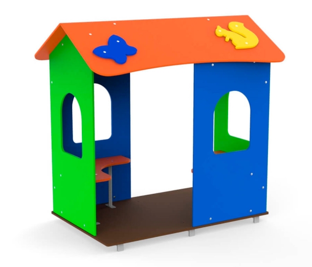 Игровой домик для детской площадки "Лужайка" АФ-37