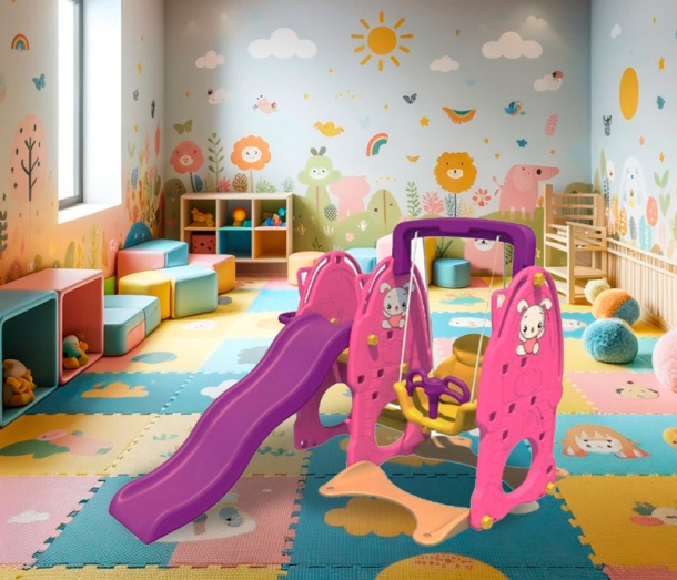 Детский игровой комплекс FAMILY "Зайчата" AL-14