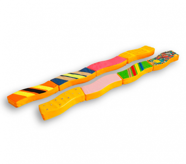 Тактильная дорожка для сенсорной комнаты «Зиг-Заг» НЛ100