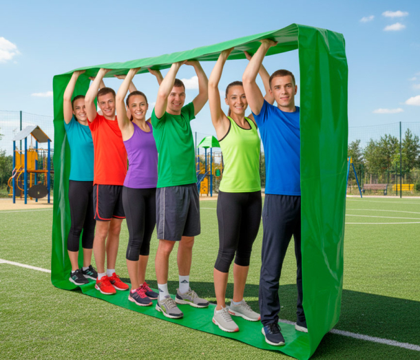 Спортивное полотно Гусеница, 10 метров НЛ137