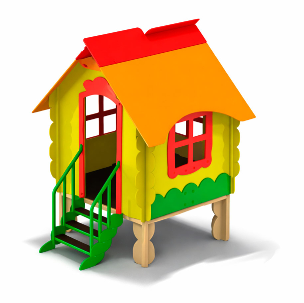 Детский игровой домик "Избушка" ДВ433